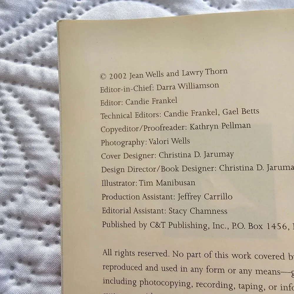 Four Seasons In Flannel Quilting Book By Jean Wells & Lawry Thorn - 23 Projects